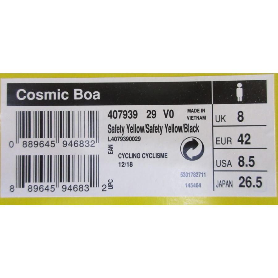 2019 MAVIC マビック Cosmic Boa コスミックボア SPD-SL ビンディングシューズ セーフティーイエロー シューズ 新品|csminami|07