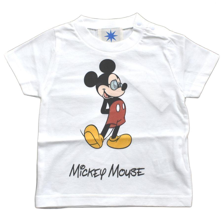 GDC 90サイズ 白 ミッキーマウス半袖Tシャツ ジーディーシー