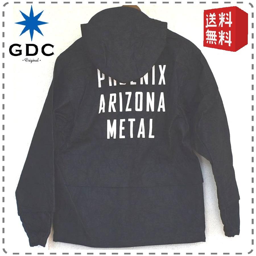GDC ジーディーシー 日本製 パーカーブルゾン バックプリント デニム 