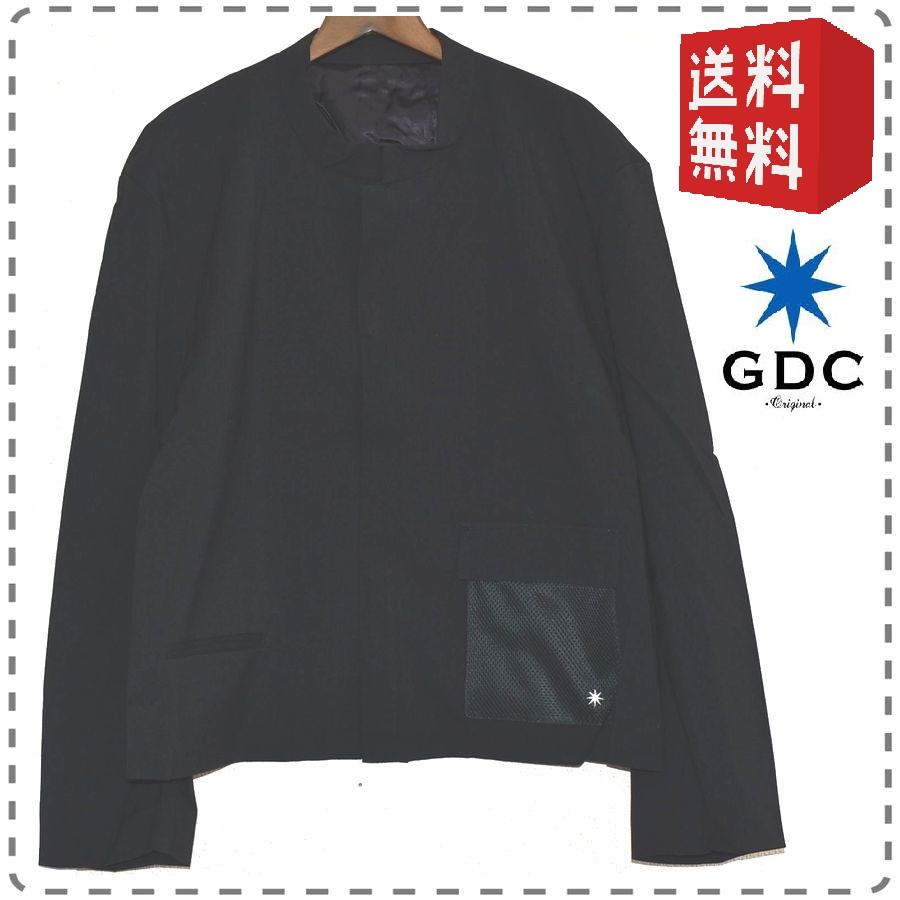GDC ジーディーシー 日本製 ノーカラージャケット マオカラー ブルゾン 