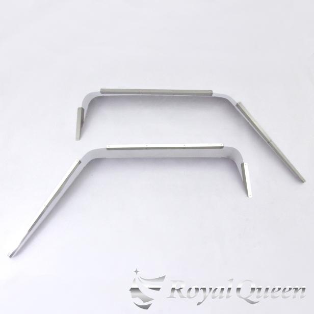 三菱ふそう New キャンター ドアバイザー 1000 鏡面 左右セット 本物の ステンレス