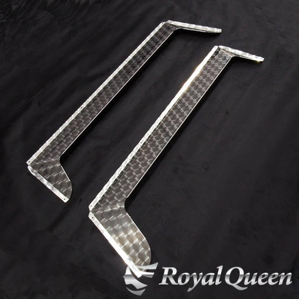 スーパーグレート　ドアバイザー　両面ウロコ 三菱ふそう 新型 17スーパーグレート/07スーパーグレート ドア