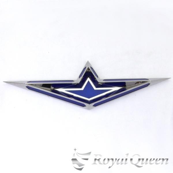 少し訳ありFUSOバスマーク アンドン 鏡面 (プラ板 青)※LED無し