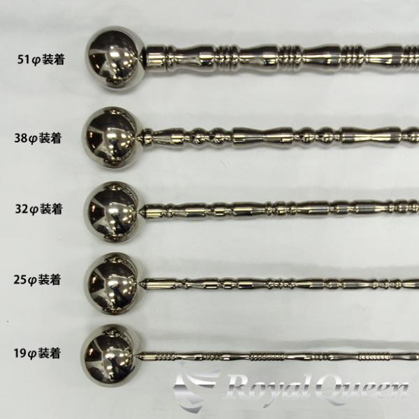 旗棒 コーナーポール 飾り1 ステン球 直径約120mm 1セット2個【RQCPD7