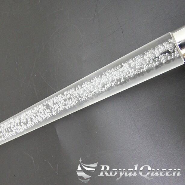 新品未使用 汎用 コーナーポール 水泡 アクリル&ステンレス LED 汎用 旗棒 コーナーポール 水泡 アクリル&ステンレス LED☆ 25Φ 全長