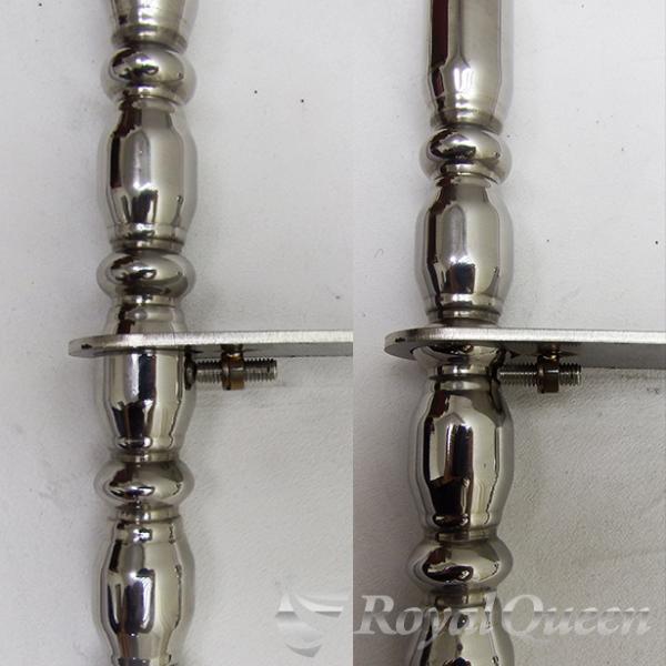 汎用 ステンレス 旗棒 コーナーポール ☆ 32Φ 絞りパイプ 全長1170mm