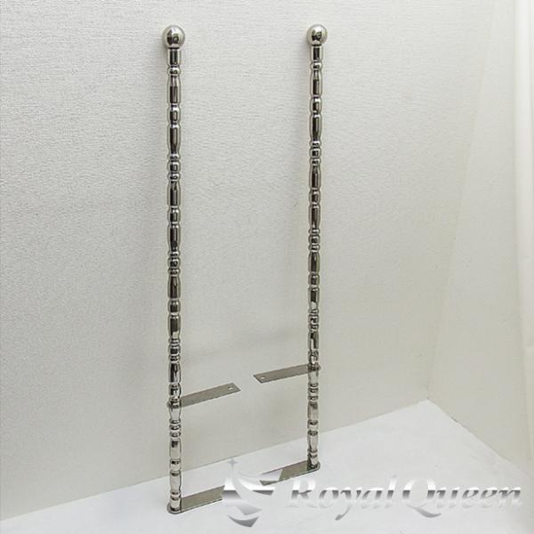汎用 ステンレス 旗棒 コーナーポール ☆ 32Φ 絞りパイプ 全長1245mm