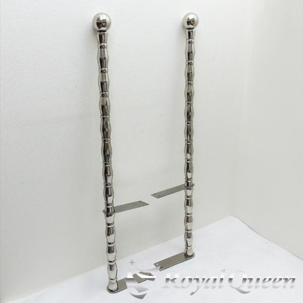 汎用 ステンレス 旗棒 コーナーポール ☆ 51Φ 絞りパイプ 全長1290mm