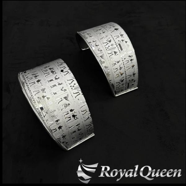 200Φ フォグランプ用 丸棒巻き バイザー エジプト柄 : Royal Queen