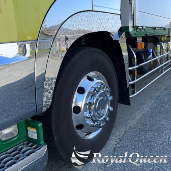 17プロフィア現行型純正フェンダー取り替えタイプ 日野 新型 17 プロフィア(H29.6〜) フェンダーパネル ステンレス