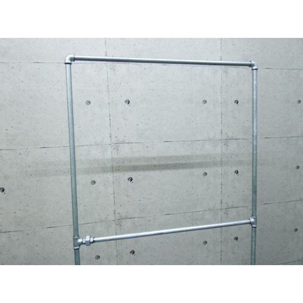 ガス管 ハンガーラック キャスター付 2段式 タイプF-2 約