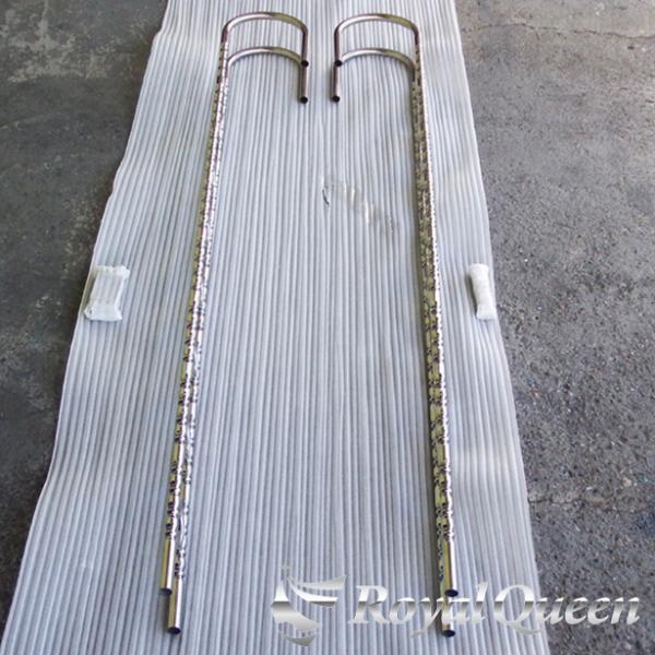 汎用 2t用 絞りパイプ ハシゴ 25Φ 全長約2100mm リング100 梯子 ハシゴ