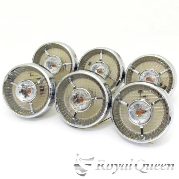 復刻版ヤンキーテール 汎用 復刻版 ヤンキーテールランプ クリア/クリア 単体6個セット