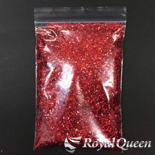 ラメ フレーク レインボーレッド 1.0mm 100g LB300 : Royal Queen