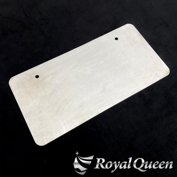 Royal Queenオリジナル♪ステンレス製 小型中型車用 名刺板 エジプト柄