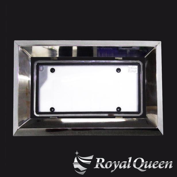 大型車用 字光式ｏｋ 50角おこし ステンレス ナンバーフレーム Nframe 50kk440ll Royal Queen 通販 Yahoo ショッピング