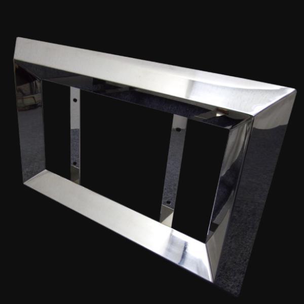 大型トラック　ナンバー枠　ステンレス製　50角おこし　字光式OK 大型ナンバー枠 50角オコシ ウロコステンレス】字光式対応♪ド