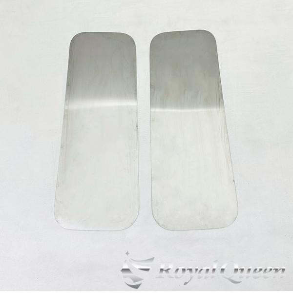 ステンレス 寝台窓 ファイブスターギガ用 リアベッド窓 ステンレス ウロコ : トラック