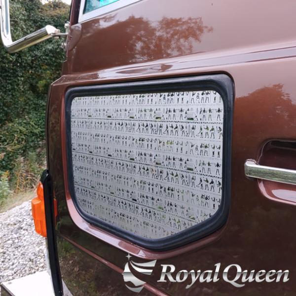 数量限定♪ 日野 ドルフィン 安全窓パネル エジプト柄 : Royal Queen
