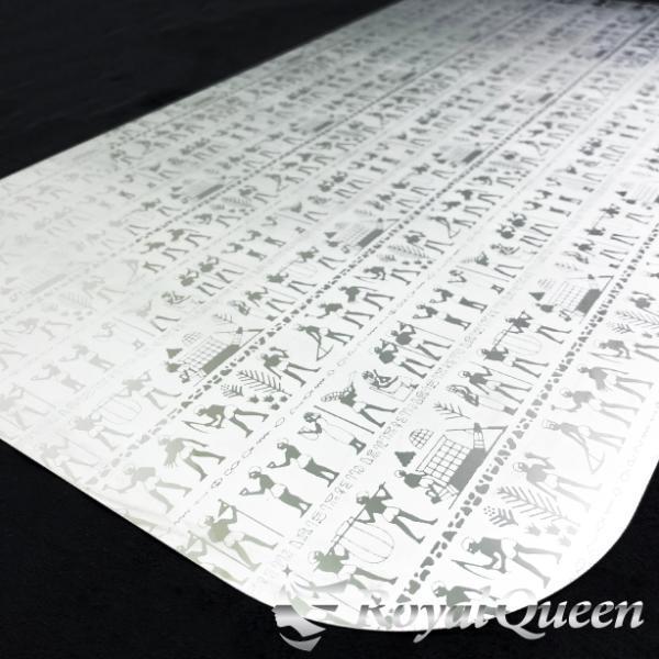 日野安全窓 数量限定♪ 日野 ドルフィン 安全窓パネル エジプト柄 : Royal Queen