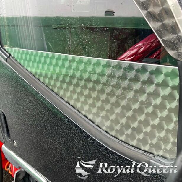 三菱 ふそう NEW キャンター ウインドウパネル 窓 飾り ウロコ柄