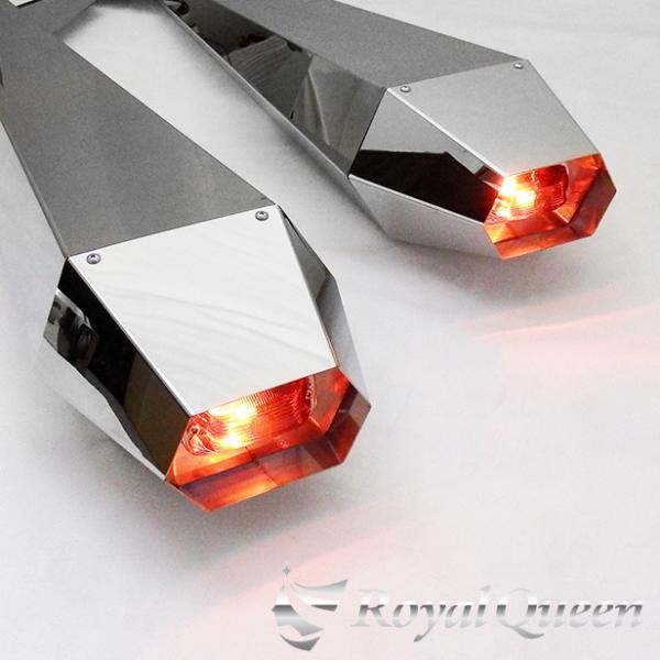 ロケットマーカー キャブロケット ナマズマーカー 鏡面 RM1200 左右2
