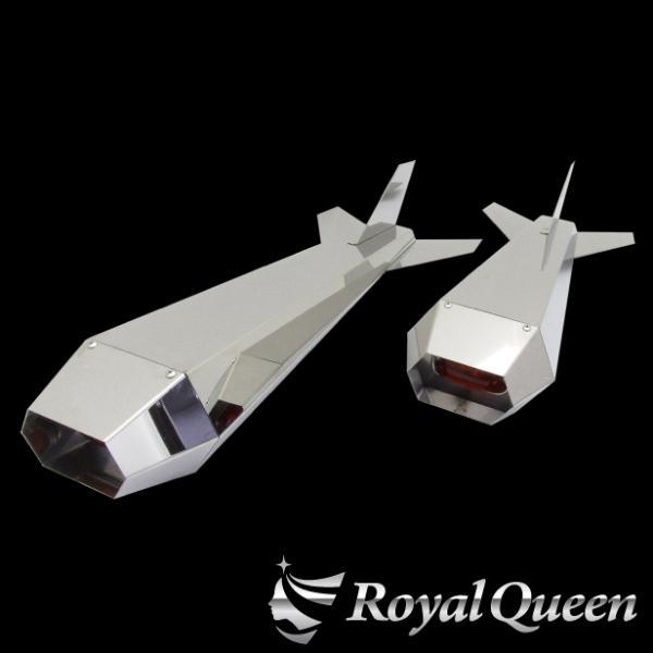 ロケットマーカー キャブロケット ナマズマーカー 鏡面 RM670 左右2本