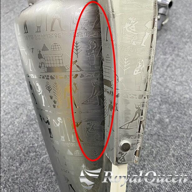 数量限定※】復刻版 ステンレス製 五光ミラー エジプト柄 ハイウェイ