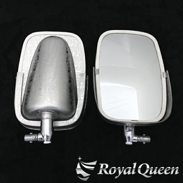 0662 復刻版 ステンレス製 五光ミラー 鏡面 ハイウェイミラー 高速ミラー Royal Queenオリジナル♪復刻版 ステンレス製 五光ミラー 鏡面