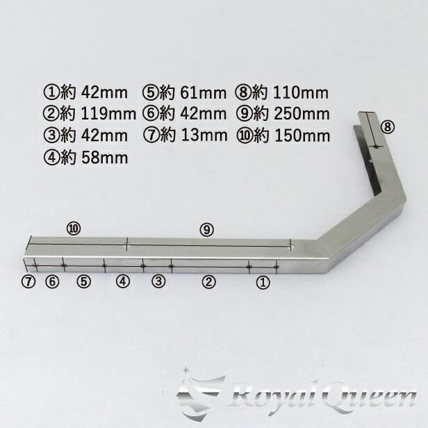 汎用 ステンレス サイドバンパーステーA 1本 鏡面【RQSS1】 : Royal