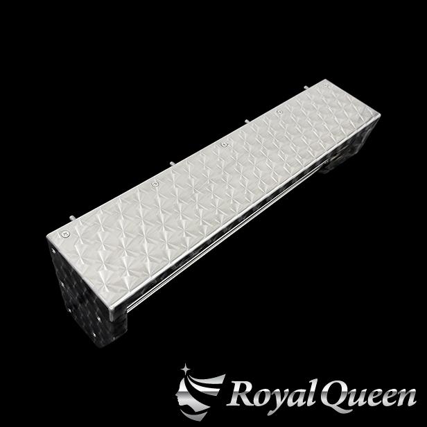 3連 ステンレステールボックス ウロコ柄 大型車用【RQTB3】 : Royal