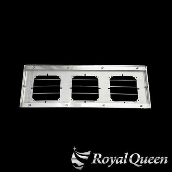 3連 ステンレステールボックス ウロコ柄 大型車用【RQTB3】 : Royal