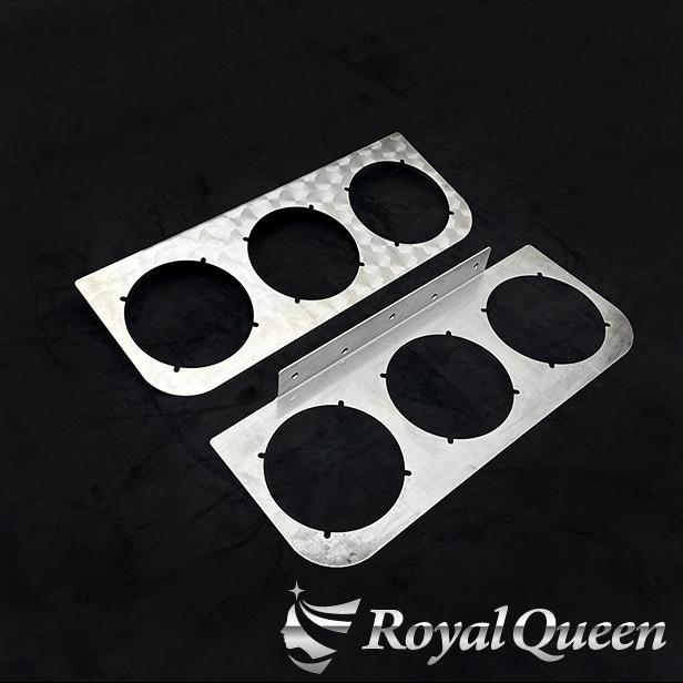 レトロ♪汎用 復刻版 小型 ヤンキーテール用 テールステー ウロコ柄 2