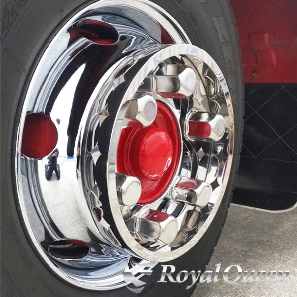 【新商品♪ ホイールステップ(ダイヤ) JIS方式 6穴 17.5インチ用】 デュトロ エルフ アトラス等 RoyalQueen【RQHS23