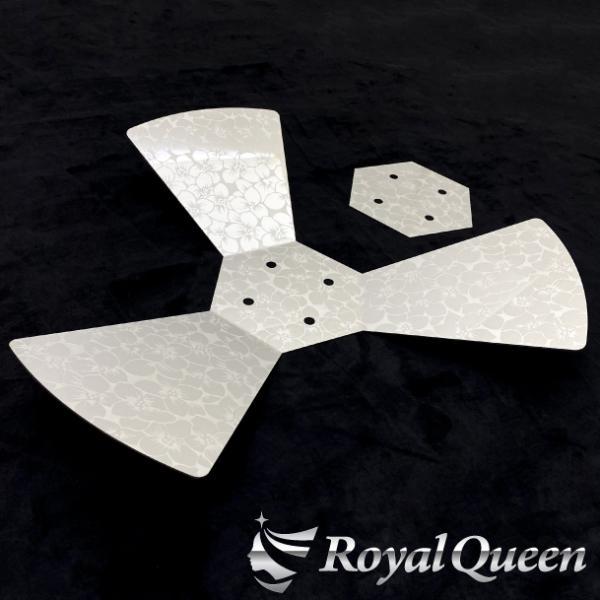 3枚羽 プロペラ スピンナー ブーゲンビリア柄 22.5インチ : Royal