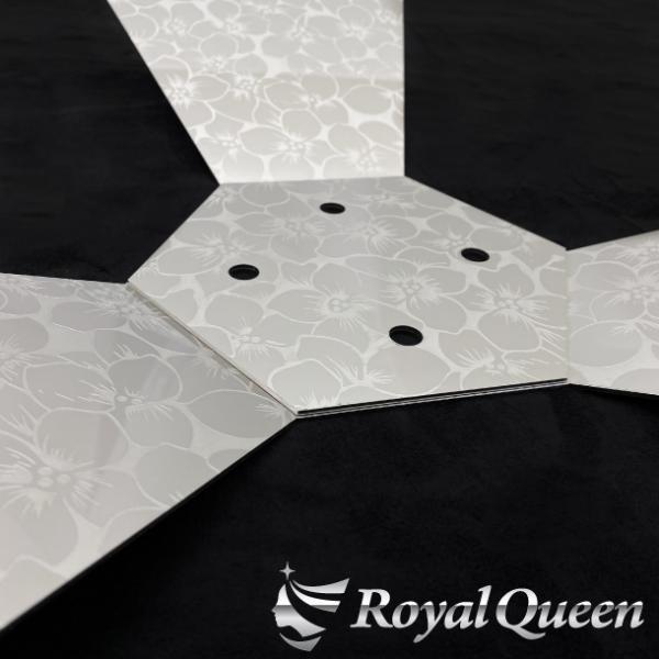 3枚羽 プロペラ スピンナー ブーゲンビリア柄 22.5インチ : Royal