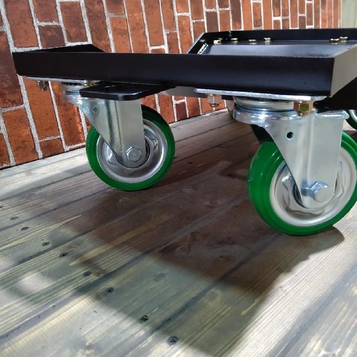 カードーリー業者様用 ウレタン製車輪 パウダーコート済み 事故車運搬用 レッカー作業用 不動車運搬 |  | 03