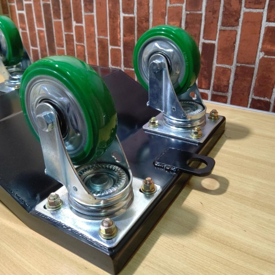 カードーリー業者様用 ウレタン製車輪 パウダーコート済み 事故車運搬用 レッカー作業用 不動車運搬 |  | 05