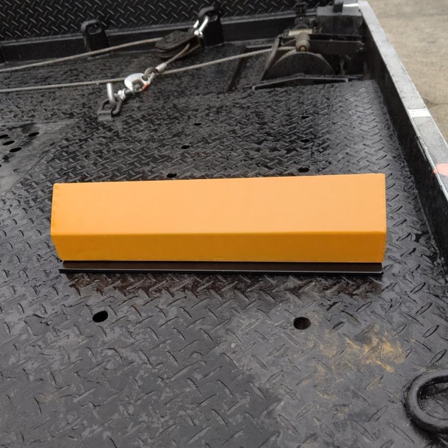 積載車車輪止めローダウン＆標準型兼用タイプ/2個1セット/爪幅250mm