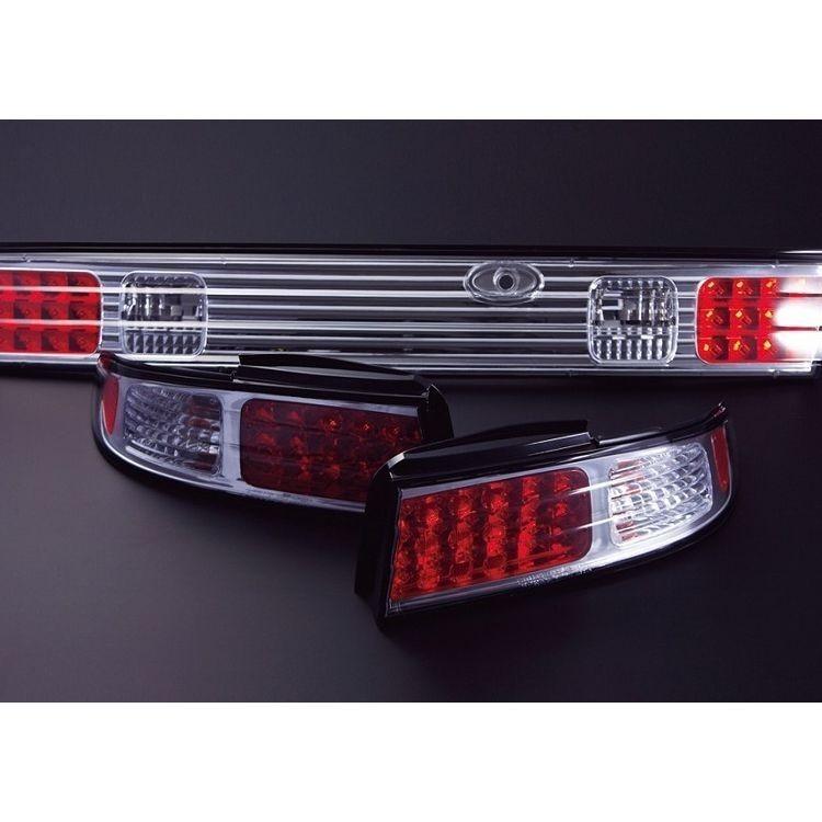 S14 シルビア DMAX LEDテールランプ3点セット D-MAX】S14 LEDテールランプ 3点SET（クローム