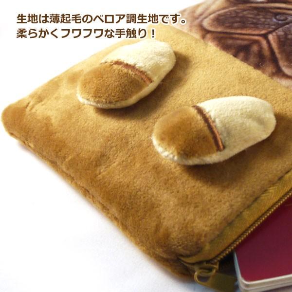 前足つき！２頭身パグ犬ポーチ / かわいいイヌ・いぬのバッグ・スマホポーチ・化粧品・小物入れ |  | 04