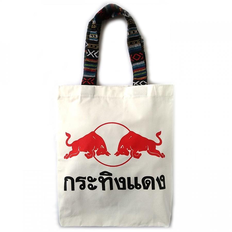 レッドブルRedBull トートバッグ 帆布キャンバス地 マチつき 肩掛け通学バッグ旅行 A4サイズ収納可 | 