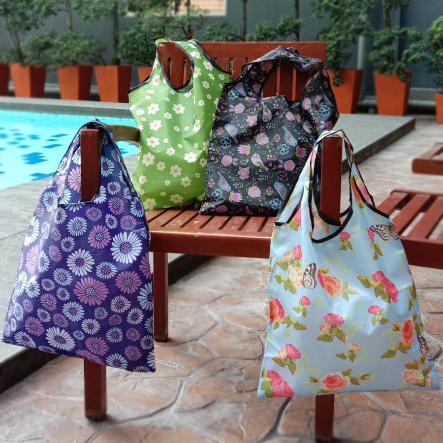 【送料無料】13個セット 折り畳み超軽量エコバッグ 色柄おまかせ ナイロントート ギフトラッピング無料 退職お礼プチギフト  転勤 異動 職場(13個セット) |  | 14