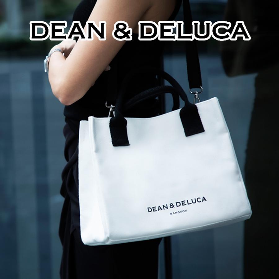 DEAN&DELUCA 2wayトートバッグ バンコク限定 革 DEAN & DELUCA ディーン&デルーカ ブルックリン 白 バンコク