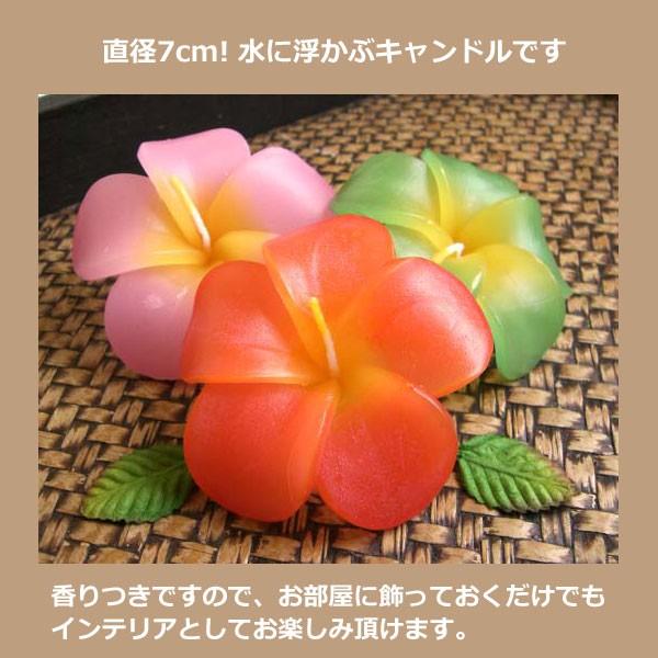 プルメリアクリアアソート フローティングキャンドル 12個入り 水に浮かぶキャンドル ハワイアン南国リゾート |  | 01