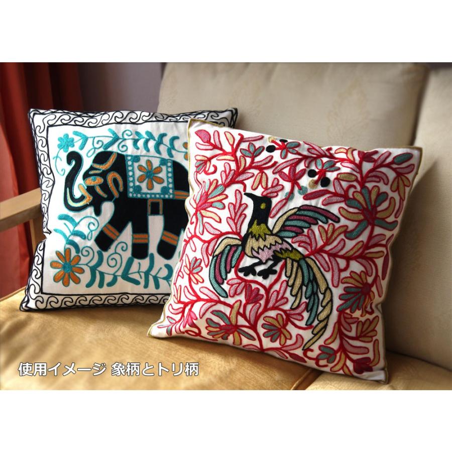 Vintage クッションカバー ブラウス crossvintage ヴィンテージ ブラウス 刺繍 クッションカバー