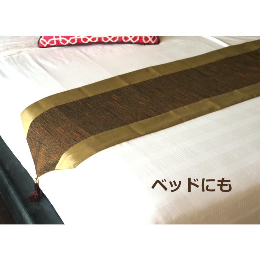 洗濯機で洗える本格シルク調テーブルランナー : Cs Select シーズ