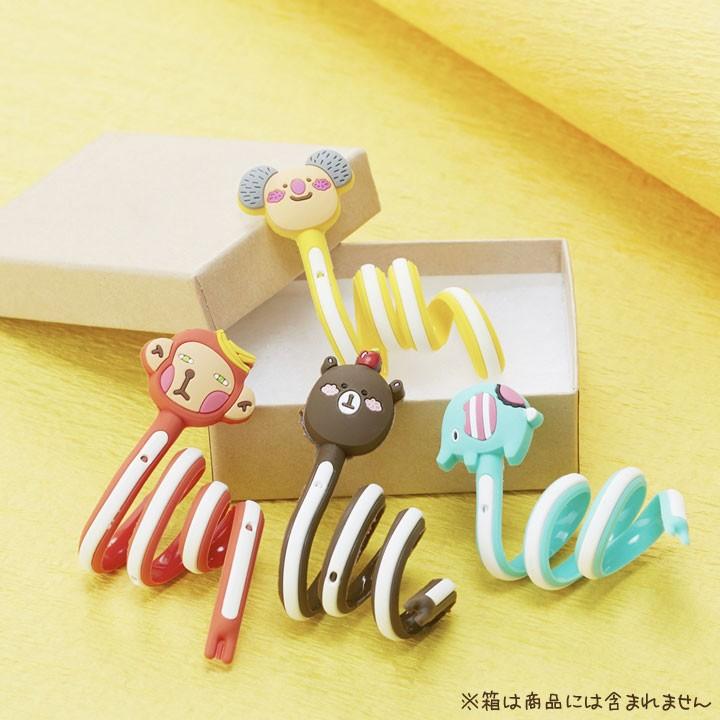 コードまとめる君 配線ケーブルをまとめる楽しいグッズ デザインおまかせ ラッピングしてお届け！無料サンキューシール 退職お礼ギフトお返しプレゼントに |  | 06