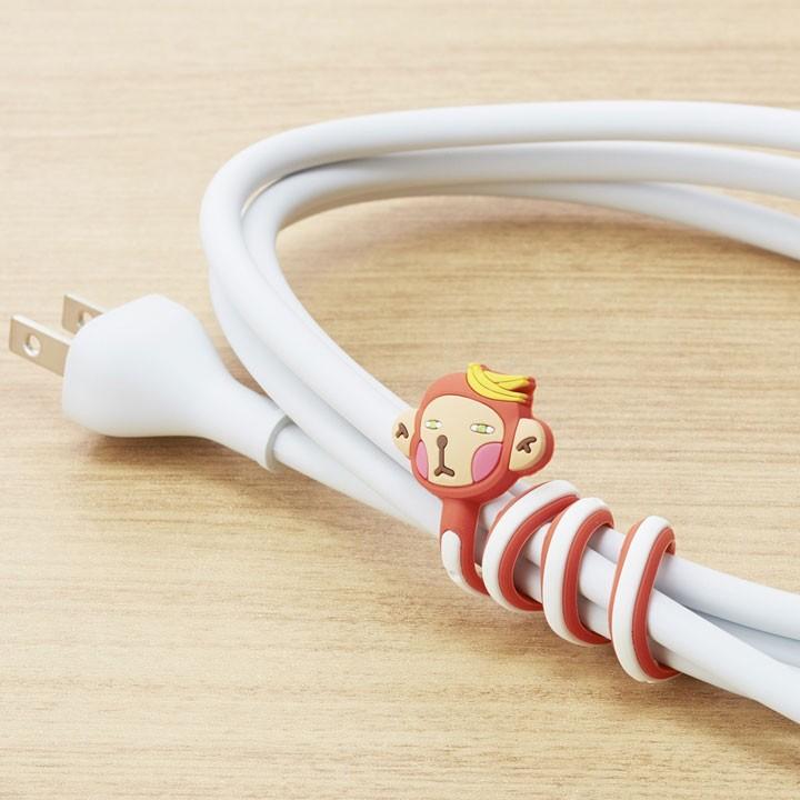 コードまとめる君 配線ケーブルをまとめる楽しいグッズ デザインおまかせ ラッピングしてお届け！無料サンキューシール 退職お礼ギフトお返しプレゼントに |  | 07