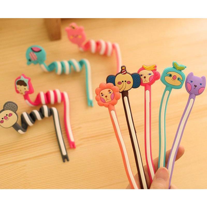 コードまとめる君 配線ケーブルをまとめる楽しいグッズ デザインおまかせ ラッピングしてお届け！無料サンキューシール 退職お礼ギフトお返しプレゼントに |  | 09